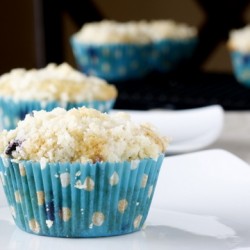 Browned Butter Blueberry Muffins