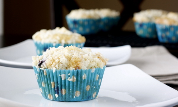 Browned Butter Blueberry Muffins