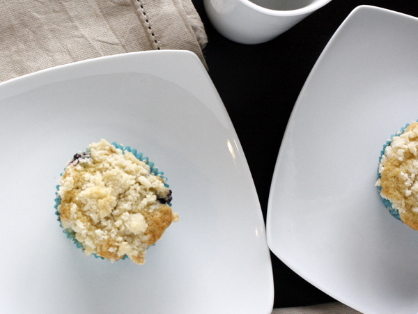Browned Butter Blueberry Muffins