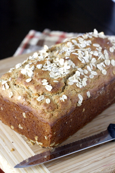 Honey Oat Quick Bread