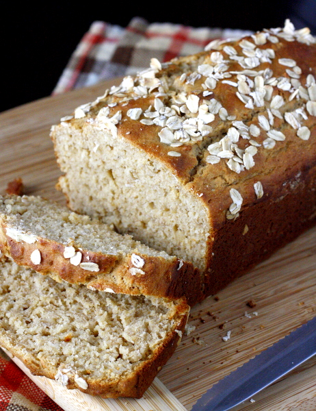 Honey Oat Quick Bread