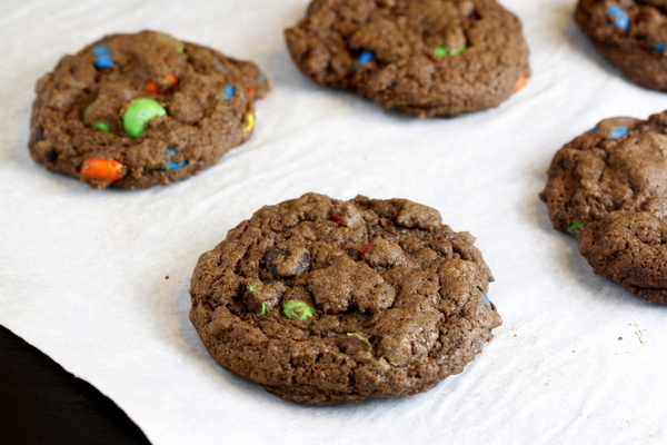 Soft and Chewy M&M Cookies