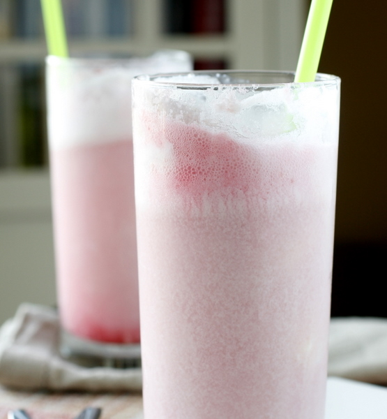 Raspberry Ice Cream Sodas