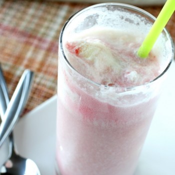 Raspberry Ice Cream Sodas