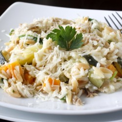 Cheesy Vegetable Rice Pilaf