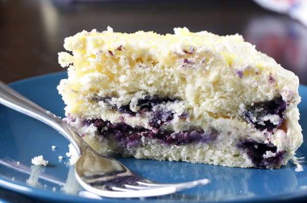 Lemon Blueberry Layer Cake