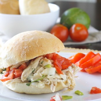 Shredded Chicken Sandwiches