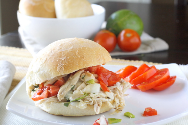 Shredded Chicken Sandwiches