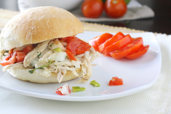 Shredded Chicken Sandwiches