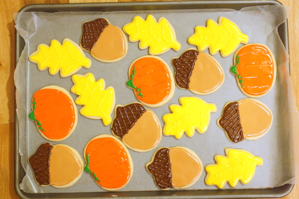 Fall Sugar Cookies