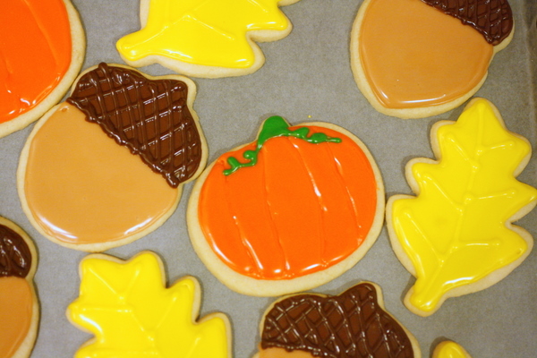 Fall Sugar Cookies