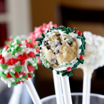 Chocolate Covered Cookie Dough Pops