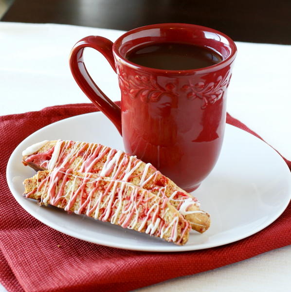 Candy Cane Biscotti