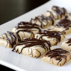 Chocolate Drizzled Shortbread