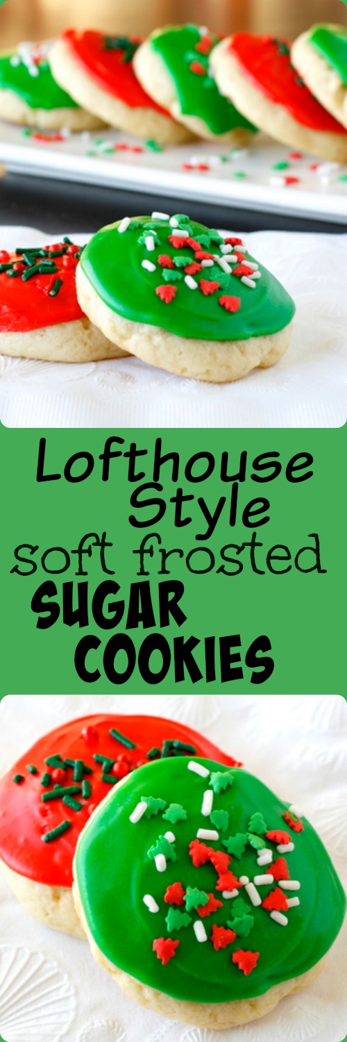 Lofthouse Style Soft Frosted Sugar Cookies