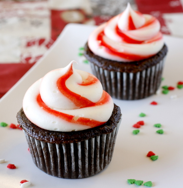 Chocolate Peppermint Cupcakes