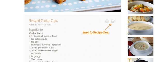 Ziplist Save Recipe Feature