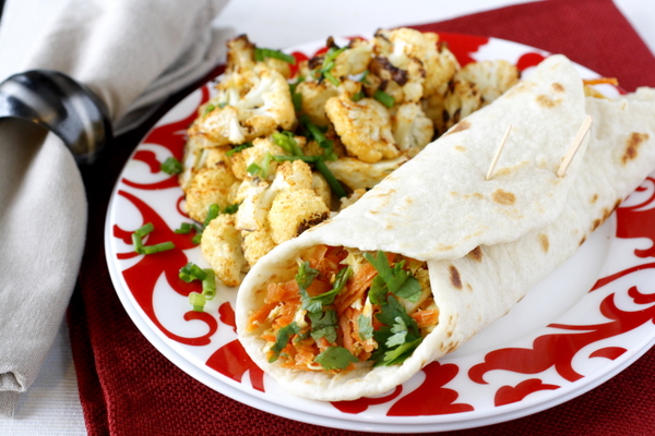 Indian Chicken Wraps