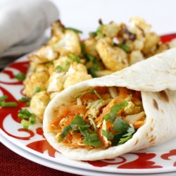 Indian Chicken Wraps