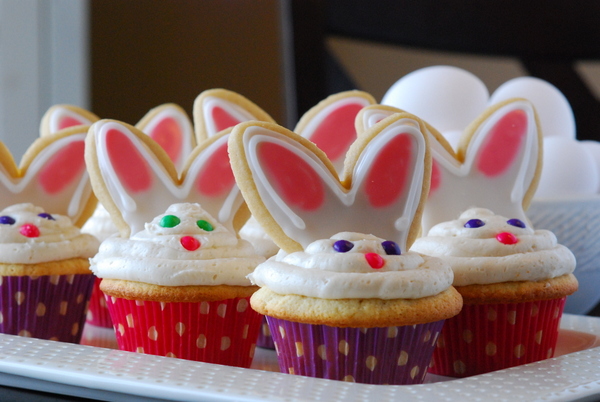 Easter Bunny Cupcakes