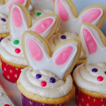 Easter Bunny Cupcakes