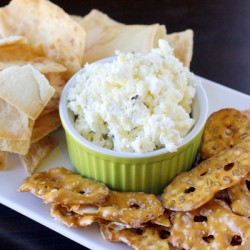 Roasted Garlic, Jalapeno and Feta Dip