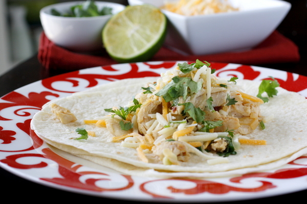 Chicken Soft Tacos