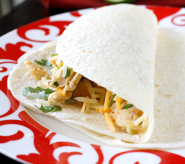 Chicken Soft Tacos