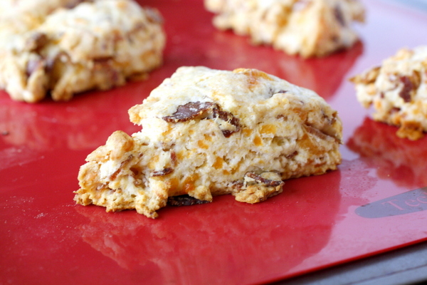 Cheddar, Bacon and Scallion Scones