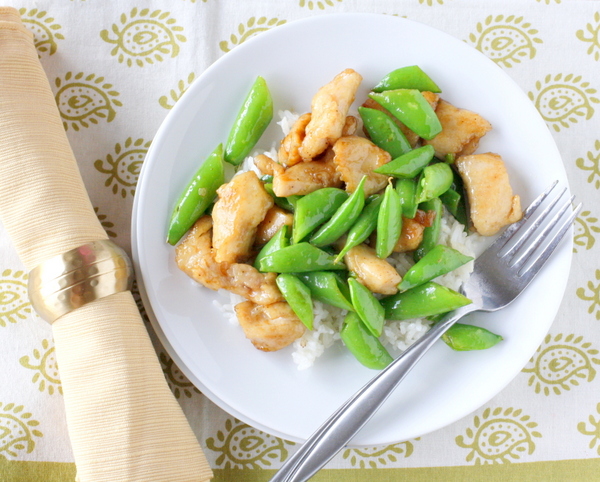 Chicken and Sugar Snap Pea Stir-Fry