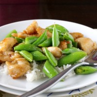 Chicken and Sugar Snap Pea Stir-Fry