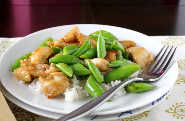 Chicken and Sugar Snap Pea Stir-Fry