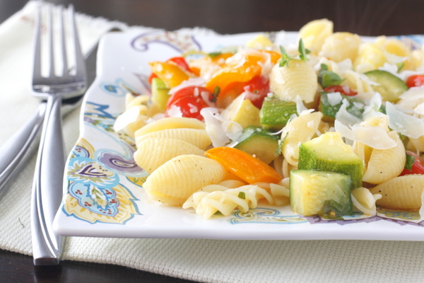 Roasted Summer Vegetable Pasta