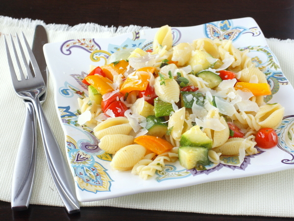 Roasted Summer Vegetable Pasta