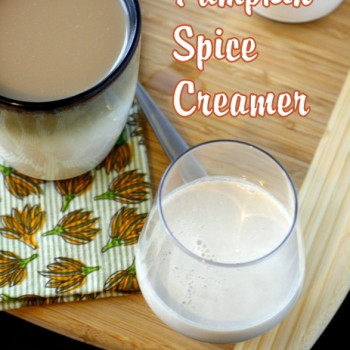 Homemade Pumpkin Spice Creamer