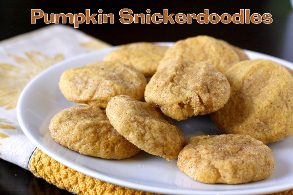 Pumpkin Snickerdoodles