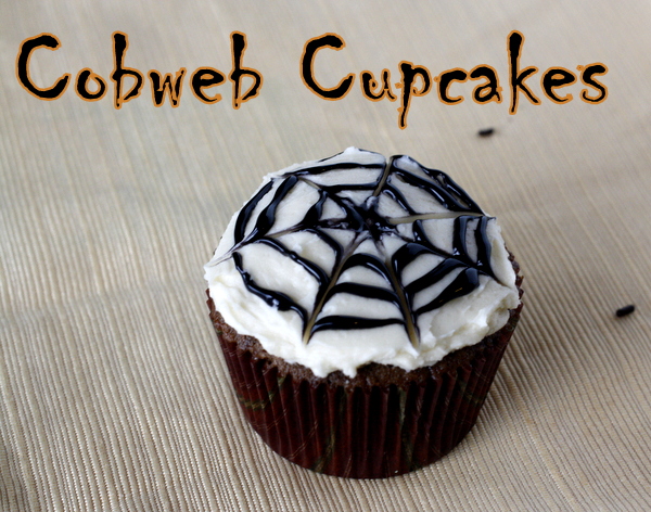 Cobweb Cupcakes