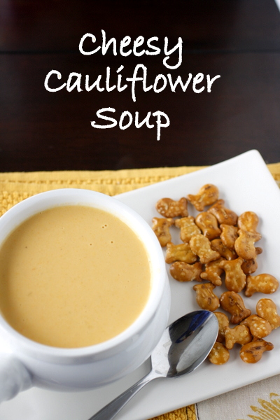 Cheesy Cauliflower Soup