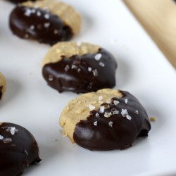 Peanut Butter Shortbread with Salted Chocolate