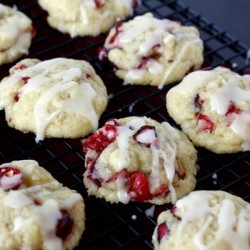 Fresh Cranberry Lemon Cookies