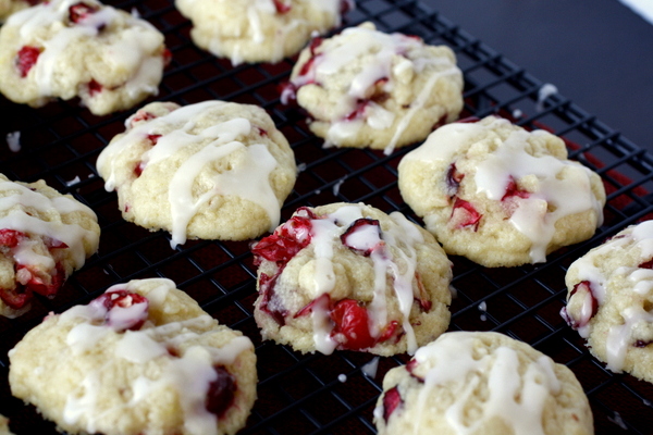 Fresh Cranberry Lemon Cookies