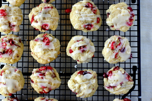 Fresh Cranberry Lemon Cookies