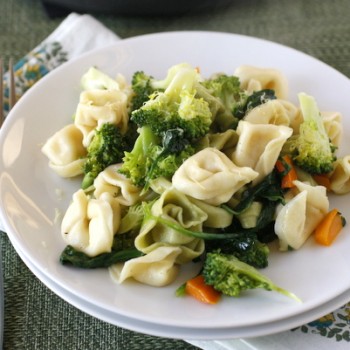 Tortellini with Spinach, Broccoli, and Brown Butter