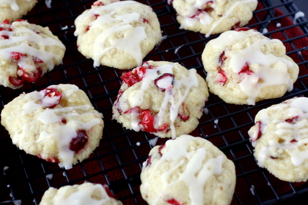 Fresh Cranberry Lemon Cookies