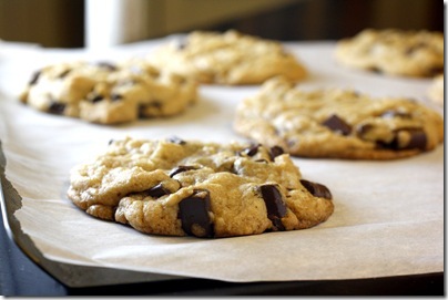 thick and chewy chocolate chip cookies