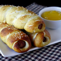 Homemade Pretzel Dogs