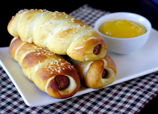 Homemade Pretzel Dogs