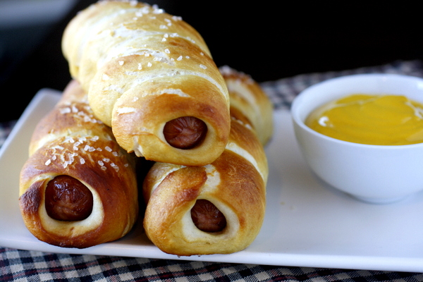 Homemade Pretzel Dogs