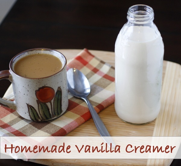 Homemade Vanilla Creamer
