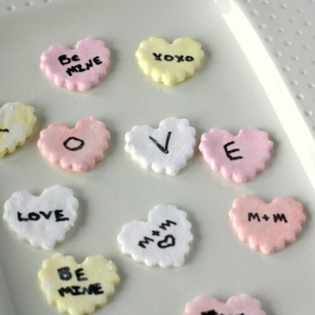 Homemade Conversation Hearts